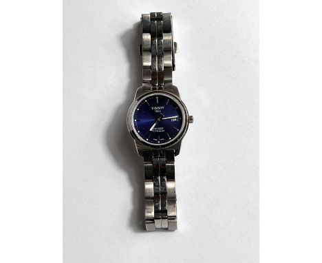 Tissot ladies watch PR100 Titanium blue dial 