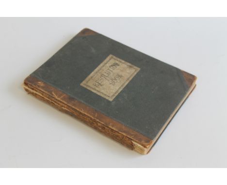 A HANDWRITTEN MINUTE BOOK, GREAT BARR JUVENILE ODDFELLOWS SOCIETY - '1891 A Short account of the establishment of the juvenil