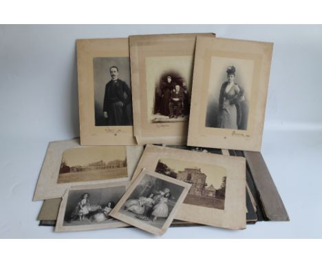 A FOLIO OF PHOTOGRAPHS AND PRINTS RELATING TO THE BEAUFORT FAMILY to include portrait photographs by Walery, Photographer to 