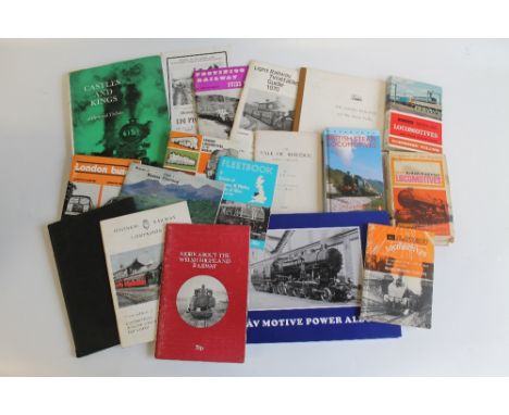 A COLLECTION OF RAILWAY INTEREST BOOKS, to include the Vale of Rheidul, Light Railway, The Corris Railway, Festiniog Railway 