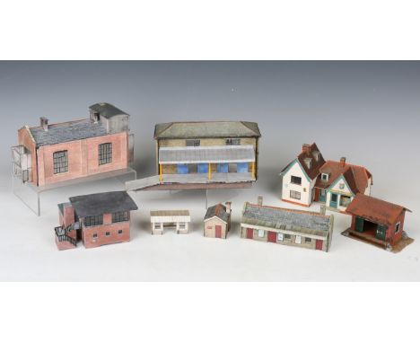 A Hornby Railways gauge OO R.978 Jinty Freight train set, three locomotives and tenders, an R.51S tank locomotive GWR, a mail