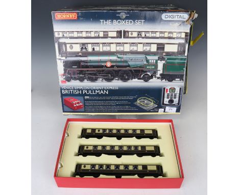 A Hornby gauge OO DCC Ready Digital R.1073 The Boxed Set Venice Simplon Orient Express train set, comprising Merchant Navy Cl
