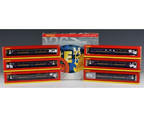 A Hornby gauge OO R.2299 Great Western Trains high speed train pack, boxed with tissue wrap (box lid lightly scuffed), and si