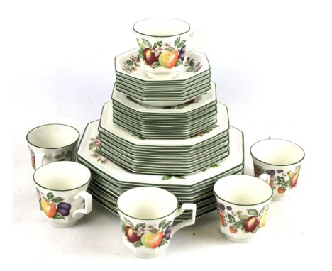 A mixed collection of assorted 20th century tea and dinner services. Featuring plates saucers and cups from Johnson and Bros 
