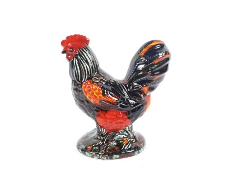 An Anita Harris signed hand painted ceramic figure of a chicken, H23cm.