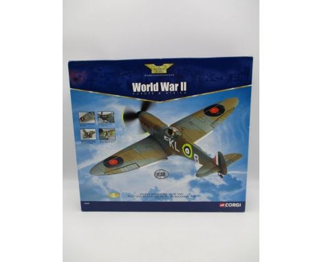 A boxed limited edition Corgi Aviation Archive WW2 "Spitfire Mk1, N31383/KL-B 'Kiwi', Pilot Officer Alan Deere, No54 Squadron