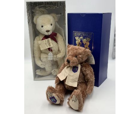 A Merrythought International Collectors bear in original box along with a Merrythought limited edition Attic Bear 562/1500