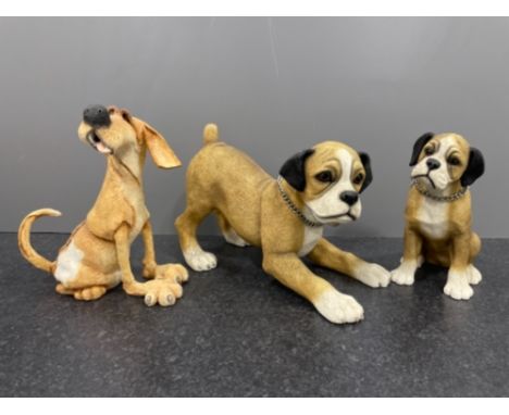 3 dog figures inc Country Artists "Patch"