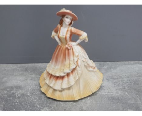 Royal Worcester lady figure Anne, produced exclusively for royal Worcester special events, dated 1997