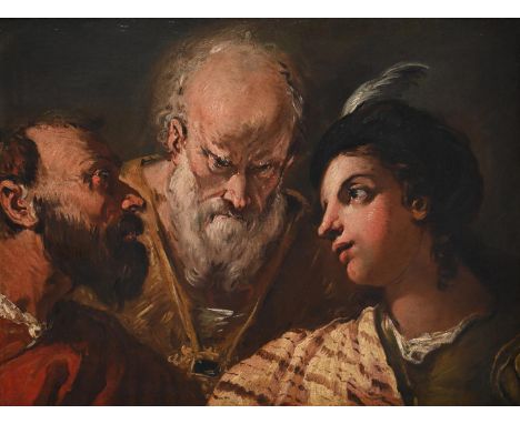 FOLLOWER OF SEBASTIANO RICCI (ITALIAN 1659 - 1734) THE THREE AGES OF MAN Oil on canvas 49 x 56cm (19¼ x 22 in.) Provenance: P