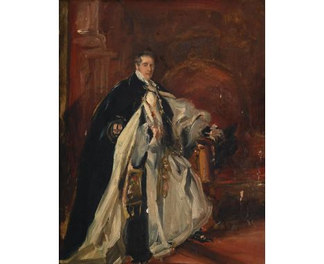 SIR MARTIN ARCHER-SHEE (BRITISH 1769 - 1850) A SKETCH FOR THE PORTRAIT OF CHARLES RICHARD SUMNER, PRELATE OF THE ORDER OF THE