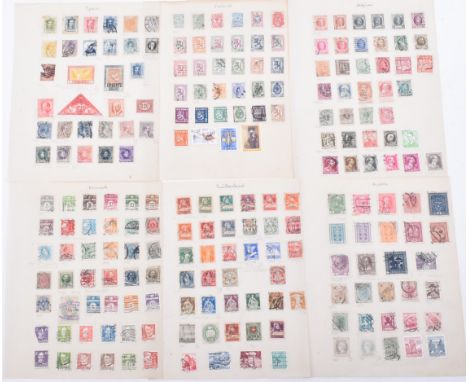 Europe - a collection of mid - late 19th &amp; early 20th century definitive stamp issues. The lot including Italy 1863 &amp;