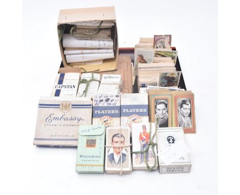 A collection of early 20th Century Players, Carreras &amp; Wills cigarette cards. The lot to include a Will's Cigarette Pictu