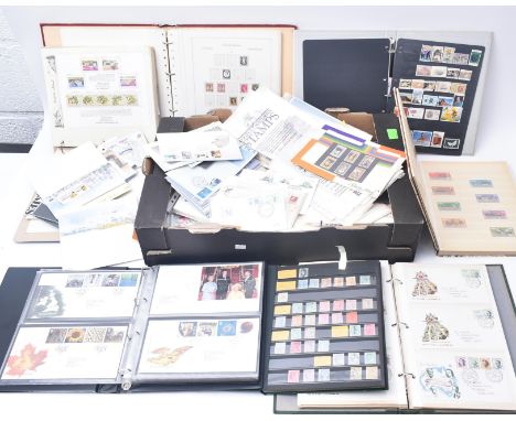 A collection of 20th Century UK &amp; foreign stamps. The lot including a large number of 1950s and 1960s Australian first da