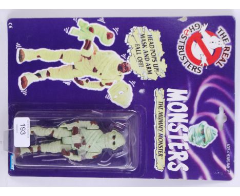 THE REAL GHOSTBUSTERS; An original vintage retro Kenner The Real Ghostbusters carded action figure - Mummy Monster (card worn