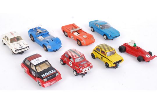 SCALEXTRIC: A collection of 8x vintage Scalextric cars - Metro, Ford ...