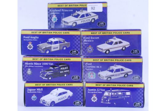 diecast british police cars