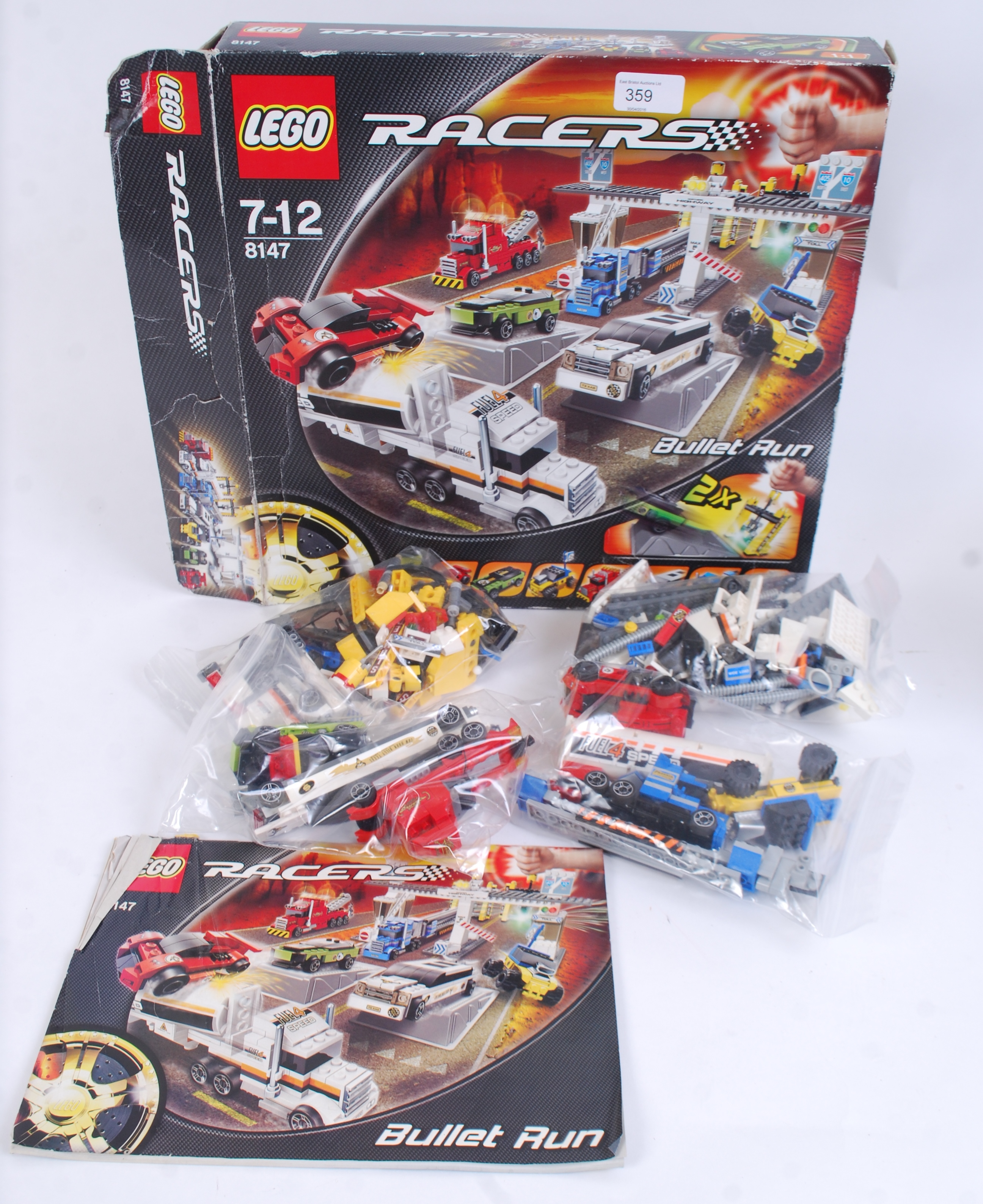 LEGO: A Lego Racers 8147 Bullet Run set, with instructions, within the ...