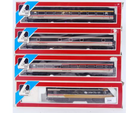 LIMA: A collection of 4x Lima Railways H0 / 00 Gauge Intercity 125 railway trainset carriages / locos etc: 205184W (locomotiv