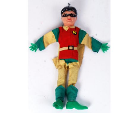 BATMAN & ROBIN MARIONETTE: An original rare 1960's Batman & Robin ' Robin ' Action Puppet / Marionette. Unboxed. 25cm tall. S