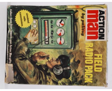 ACTION MAN: An original vintage Palitoy Action Man ' Field Radio Pack. ' Appears to be complete, within the original box. Wit