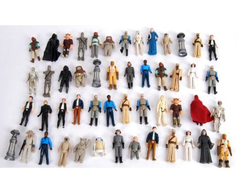 STAR WARS: A collection of 50x original vintage Star Wars action figures by Palitoy / Kenner. To include Darth Vader, Han Sol