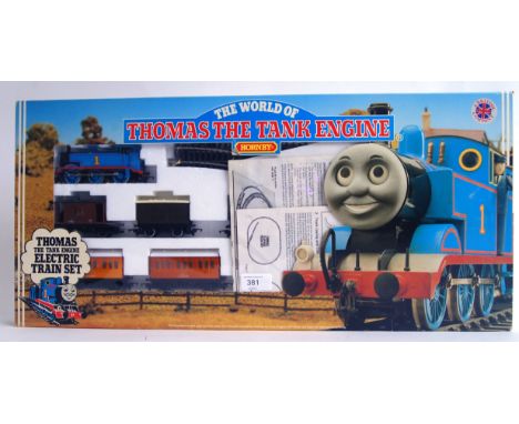 HORNBY: A Hornby World Of Thomas The Tank Engine boxed 00 gauge railway trainset. Appears to be complete, within the original