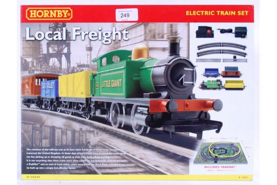 HORNBY: A HOrnby 00 gauge railway trainset R1085 Local Freight Set.