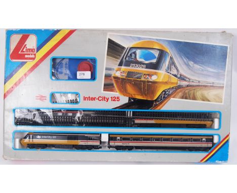 LIMA: A vintage Lima Model Railways Intercity 125 HSE railway trainset, set number; 10700050. Within the original  box.