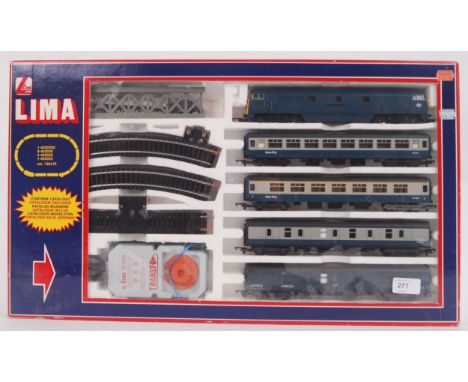LIMA: An original vintage Lima Model Railways 105106 Intercity 125 boxed railway trainset. With Western Renown locomotive. Ap