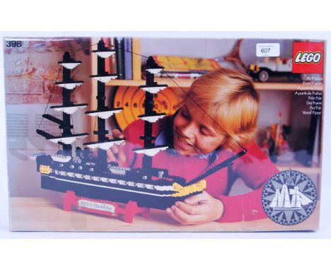 LEGO: An early issued Lego set 398 USS Constellation. 100% complete and checked by vendor. With instructions and original box