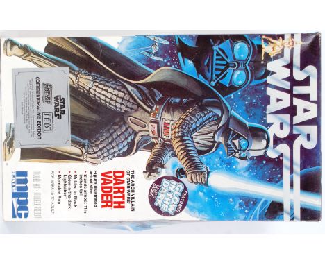 STAR WARS: An original vintage Star Wars MPC ERTL Darth Vader model kit c1992. Appears complete and part made (but contents a