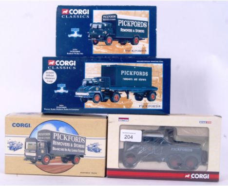 PICKFORDS: A collection of 4x Corgi diecast model Pickfords related sets, comprising of; 2x Corgi Classics 22701 and 30501, a