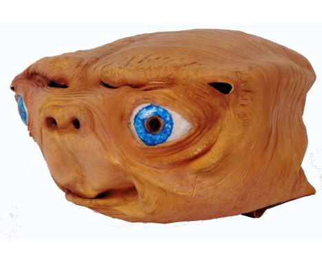 ET DON POST MASK: A fabulous rare vintage 1982 Don Post Universal City Studios Inc. Rubber ' ET The Extra Terrestrial ' head 