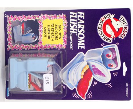 THE REAL GHOSTBUSTERS; An original vintage retro Kenner The Real Ghostbusters carded action figure - Fearsome Flush monster.
