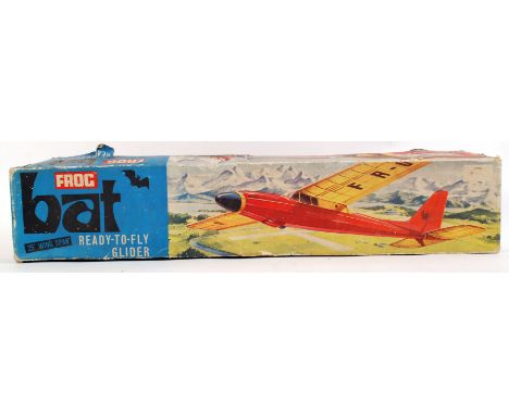 FROG: An original vintage Frog ' Bat ' ' Ready To Fly Glider!' with 25" wingspan. Within the original box. Contents unchecked