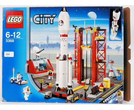 LEGO: Space Centre Lego set 3368. Believed complete, and part built, with figures and instructions. Contents are sold as unch