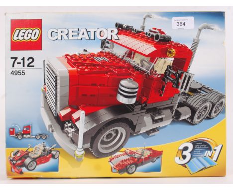 LEGO: A Lego Creator set 4955.  With instructions, within the original box.

NOTE: From a private collection of vintage / con