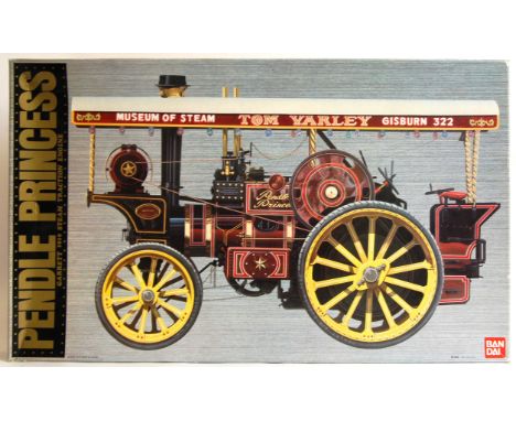 PENDLE PRINCESS: A rare large scale Bandai made model kit of the Pendle Princess 1919 Steam Traction Engine. 1979 kit. Appear