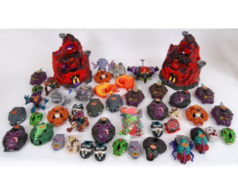 MIGHTY MAX: A large collection of vintage Bluebird Might Max playsets - various sets, various sizes etc. 40+ in total. With a