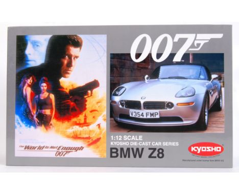 KYOSHO JAMES BOND: A fantastic detailed Kyosho 1:12 scale large diecast model James Bond 007 The World Is Not Enough BMW Z8. 