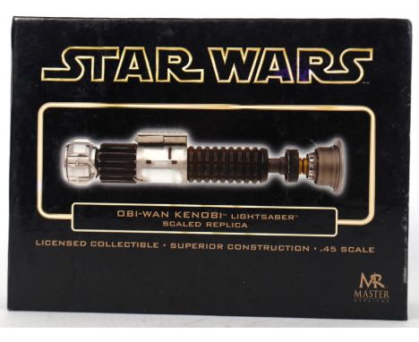 MASTER REPLICA LIGHTSABER: An original Star Wars .45 scale Master Replica Lightsaber. Within the original presentation case. 