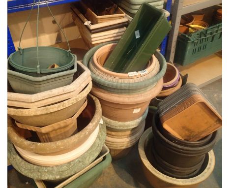 Group of garden troughs. Not available for in-house P&amp;P, contact Paul O'Hea at Mailboxes on 01925 659133 