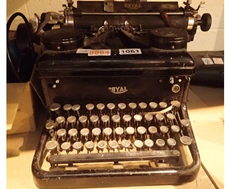 Vintage Royal typewriter, originally supplied by Lawtons of Liverpool. Not available for in-house P&amp;P, contact Paul O'Hea