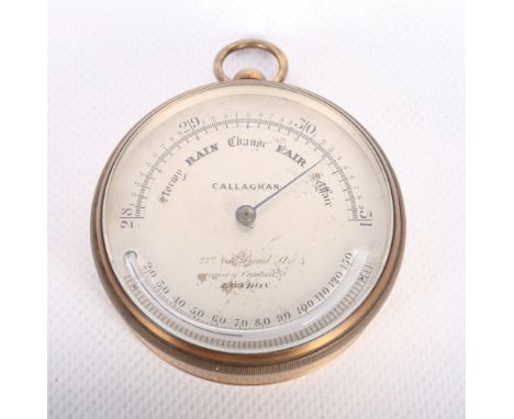 A Callaghan pocket barometer
