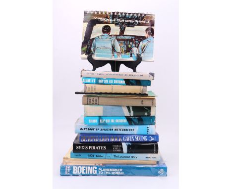 [ Civil aviation ] A group of aircrew manuals, aircraft and airline histories, etc, including Boeing and Lockheed, together w