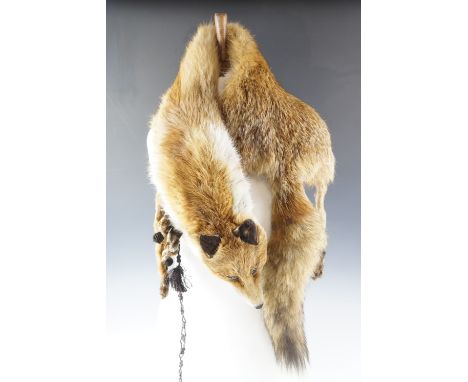 A vintage fox fur stole
