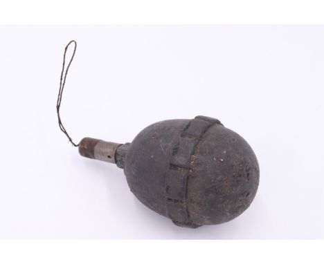 An inert Imperial German Model 1917 egg grenade