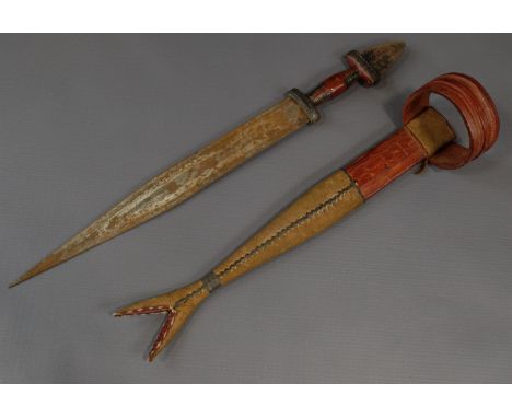 A Central Saharan Tubu arm dagger, 57 cm, second half 20th Century