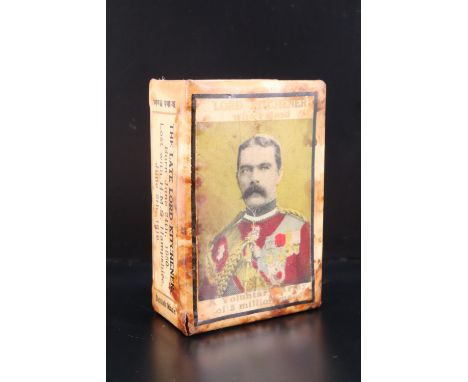 A 1916 Lord Kitchener patriotic celluloid matchbox cover